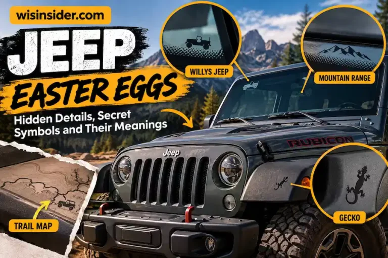Jeep Easter Eggs with hidden Jeep symbols and details, wisinsider.com